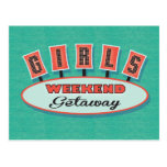 Girls weekend getaway postcard itinerary