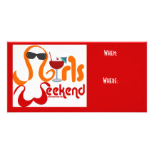 Girls Weekend Invitation Photo Card