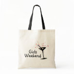 Girls Weekend (Martini 1) Canvas Bags