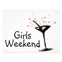 Girls Weekend (Martini 1) Invite