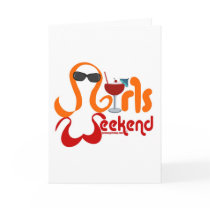 Girls Weekend Party Cards