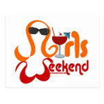 Girls Weekend Party Post Card