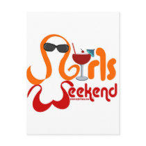 Girls Weekend Party Postcards