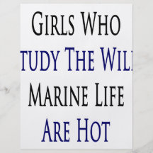 Girls Who Study The Wild Marine Life Are Hot Flyers