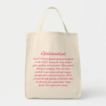 Girlvivalist Definition Tote Bag