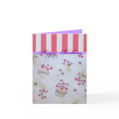 Girly Birthday Card by ViolettoDesigns