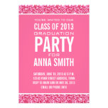 GIRLY CLASS OF 2013 PARTY | PINK GLITTER CARDS