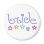 Girly-Cue Bride magnets