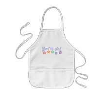 Girly-Cue Flower Girl Apron