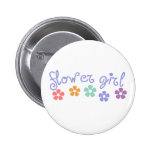 Girly-Cue Flower Girl Buttons