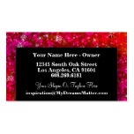 Girly Cute Glitter Professional Hair MakeUp Artist Business Card
