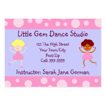 Girly Dance Studio Business Card