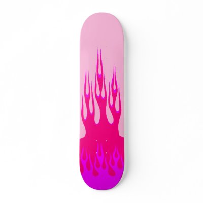 Girly Flame Skateboard by calroofer