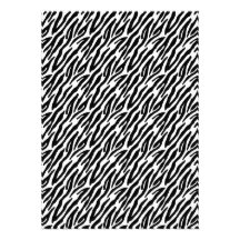 Girly Fun Black Zebra Stripes Pattern Announcements