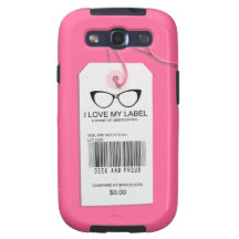 Girly Geek Tag Galaxy S3 Cases