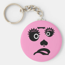 Girly Pink Beast Keychain