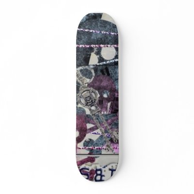 Girly Pirates Skate Board by fontiua