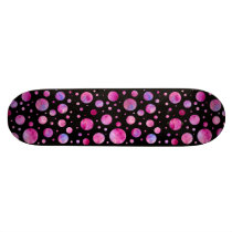 Girly Polka Dot Skateboard
