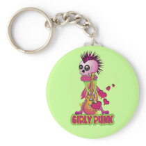 Girly Punk Rocker Key Chains