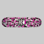 Girly Punk Skull Skateboard skateboards