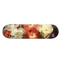 Girly Skateboard Deck by Margaret Aycock