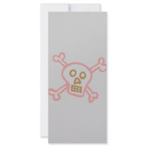 GIRLY SKULL AND CROSSBONES