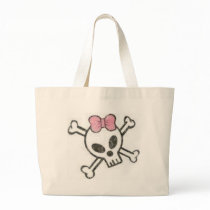 girly skull bag