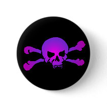 Girly Skull of the Undead Pins
