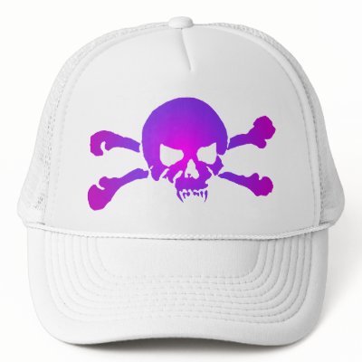 Girly Skull of the Undead Hats by DarkTendencies