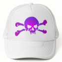 Girly Skull of the Undead hats