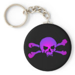 Girly Skull of the Undead Keychains