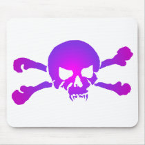 Girly Skull of the Undead Mouse Mat