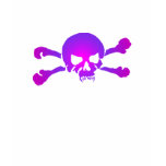 Girly Skull of the Undead t-shirts