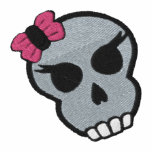 Girly Skull Punk Goth Design 2 Shirt embroidered shirts