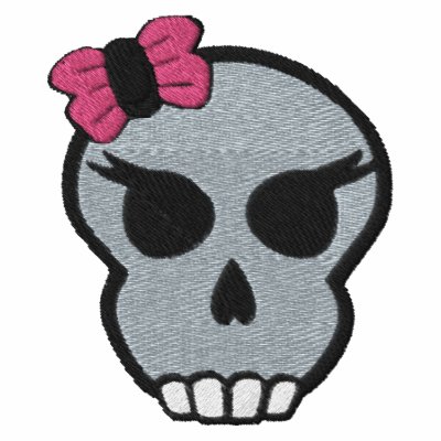 Girly Skull Punk Goth Design Shirt by mrssocolov4