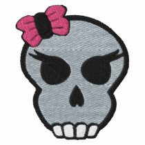 Girly Skull Punk Goth Design Shirt