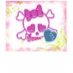 Girly Skull Tee 2 t-shirts