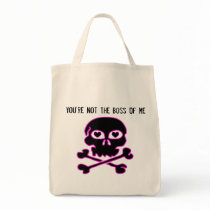 Girly Skull Tote Bag