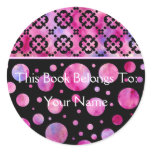 Girly This Book Belongs To Sticker