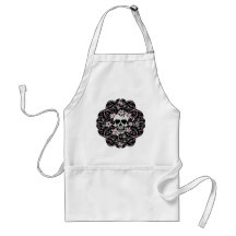 Girly Vintage Skull Apron