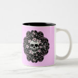 Girly Vintage Skull Mugs