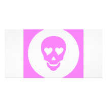 girlyheartskull photo card