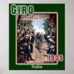 Giro 1909 Vintage Cycling Sports Fan Posters