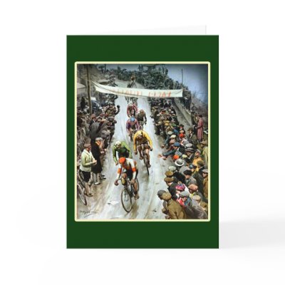 Giro 1912 Italy gifts for cyclists Greeting Cards by CyclingTShirts