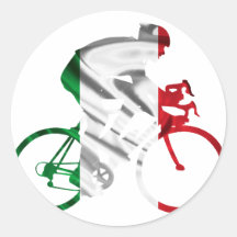 Giro d'Italia Round Sticker