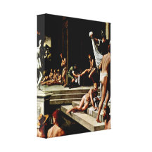 Girolamo Macchietti - The terms of Pozzuoli Gallery Wrapped Canvas