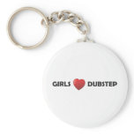 Girsl Heart Dubstep Key Chain