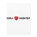 Girsl Heart Dubstep Postcards