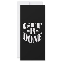 Gitrdone Customized Rack Card