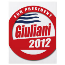 Giuliani 2012 button flyers